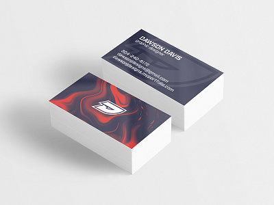 Personal Business Cards abstract brand branding business card layout logo print simplistic stock topographic