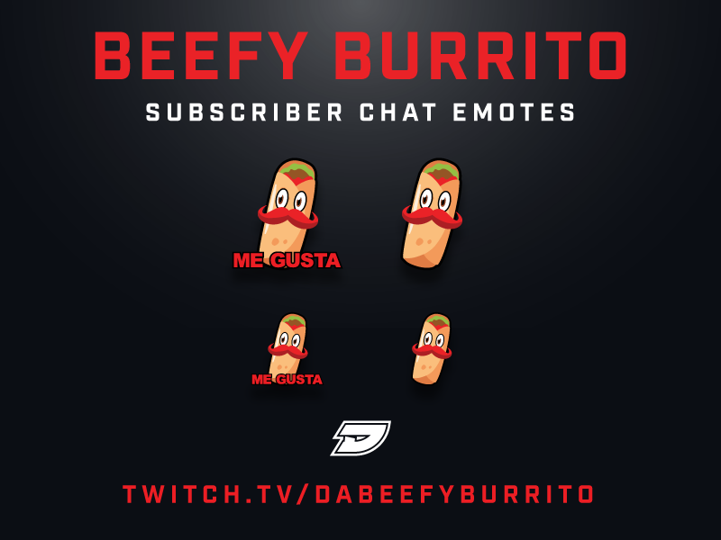 Twitch Sub Chat Emotes - Beefy by Dawson Davis on Dribbble