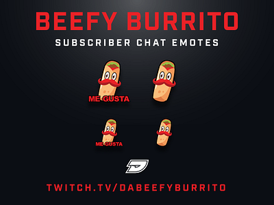 Twitch Sub Chat Emotes - Beefy