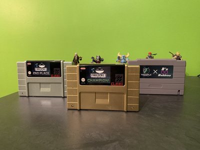 SNES Cartridge Trophies