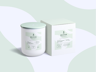 Belvien Candles Packaging #2 brand brand identity branding candle candle branding candle company candle packaging logo minimal modern monoline packaging packaging design packaging mockup