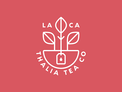 Thalia Tea Company exploration logo logo mark logos mark tea tea company tea logo