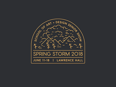 Spring Storm Badge Logo