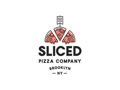 Sliced Pizza Logo