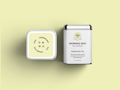 Ginger Tea Packaging beverage brand brand identity branding drink ginger tea minimal packaging modern monoline morning mist packaging tea tea brand tea packaging