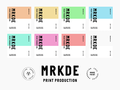 MRKDE Brand Elements badge logo brand brand identity branding logo logos modern monoline print production