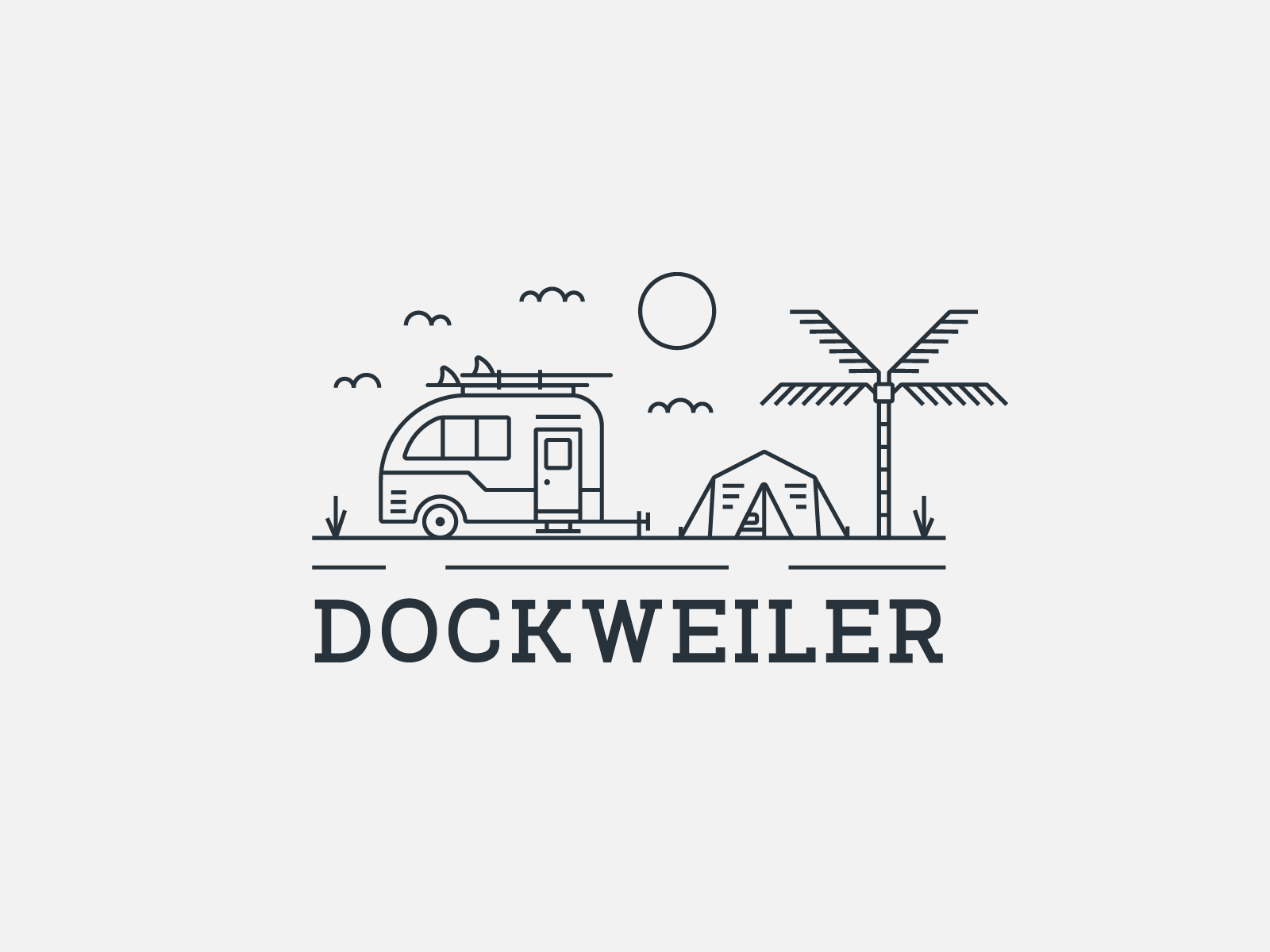 Dockweiler Beach Illustration by Charles Honig on Dribbble