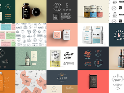 Dribbble Shot Collection best dribble shots brand brand identity branding collage collection dribble shot collection logo logo design modern monoline packaging packaging design top dribble shots