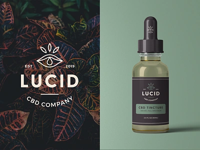 Lucid CBD Branding & Packaging brand brand identity branding cbd logo logo design minimal modern monoline packaging packaging design packaging mockup