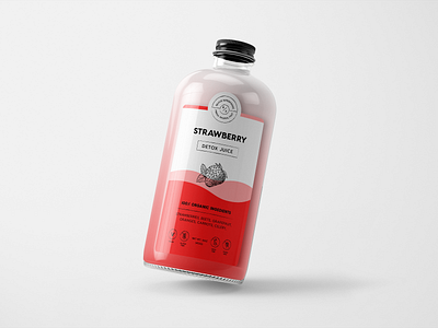 Revive Superfoods Juice Label badge logo bottle brand brand identity branding health juice label logo logo design minimal modern monoline organic packaging packaging design packaging mockup