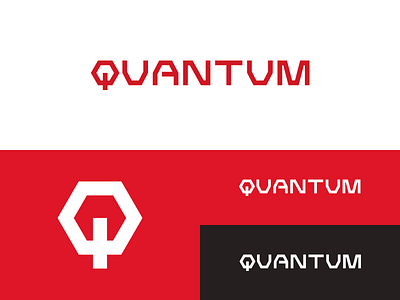 Quantum - Logo Concept brand branding design identity logo logotype minimalist quantum