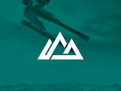 Mountain Ski Logo brand branding dailylogochallenge design icon logo mountain ski