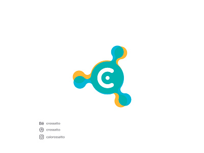 Molecular C brand branding c design icon letter logo monogram