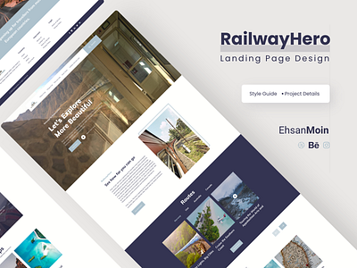 RailwayHero Landing Page Design