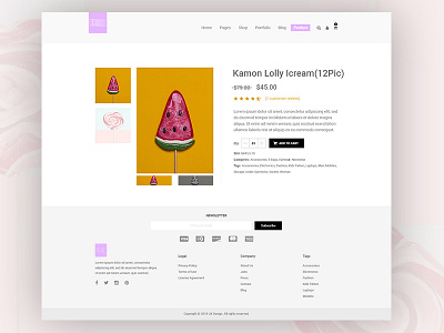 Product Details Page blog clean design page product ui uidesign ux