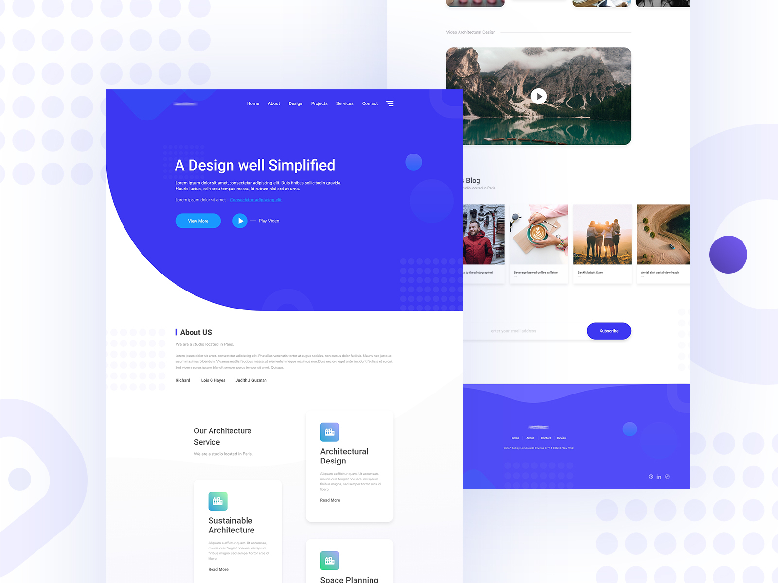 Website Design For Architecture Company by 𝐄𝐡𝐬𝐚𝐧 𝐌𝐨𝐢𝐧 on Dribbble