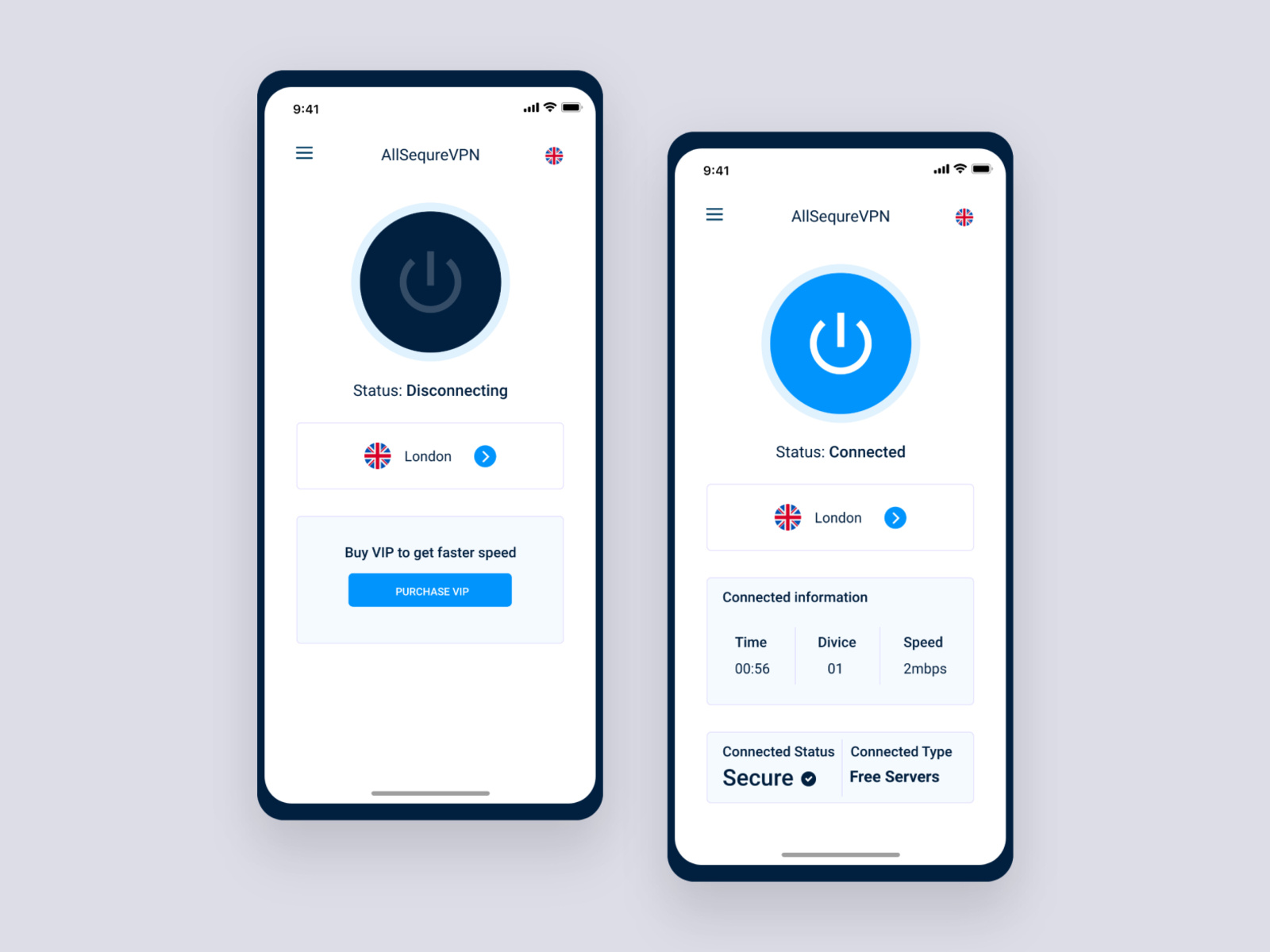 VPN Apps ios Screen #01 by 𝐄𝐡𝐬𝐚𝐧 𝐌𝐨𝐢𝐧™ on Dribbble