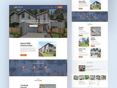 Homepage for international builder