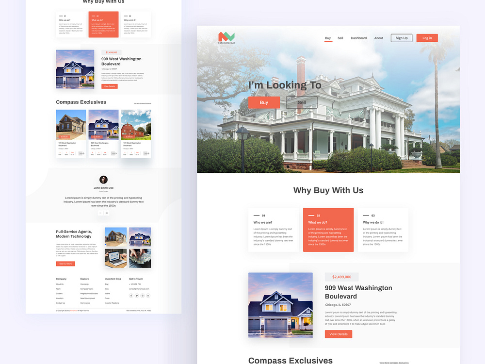 Property Portal Website Design by Ehsan Moin on Dribbble