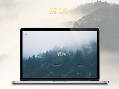 Huahe Website Design design dribbble invite product responsive ui ux website