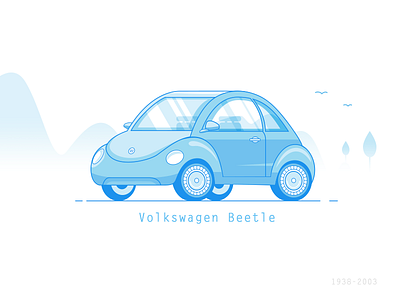 Volkswagen Beetle app beetle car expression icon interface volkswagen