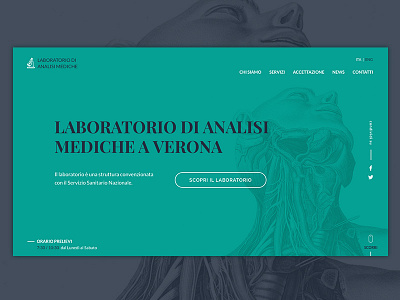 Clinical Laboratory clinical concept design healthcare medical uidesign webdesign