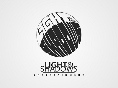 Light & Shadow branding design graphic logo