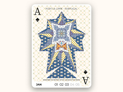 Deck of Wonder Series - #1 art azulejo design digital graphic illustration portugal