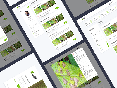Farmy Web interface for Experts material design ui ux web