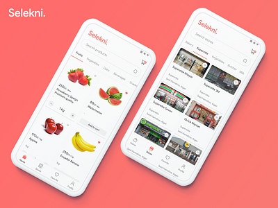 Selekni - Groceries Delivery App delivery app groceries mobile ui ux