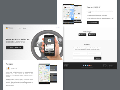 Yassir Website ui ux web