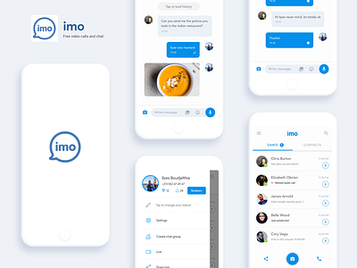 imo im material design messages mobile ui ux