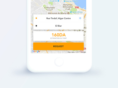 Yassir, Trip Request lyft mobile ride hailing uber ui ux vtc