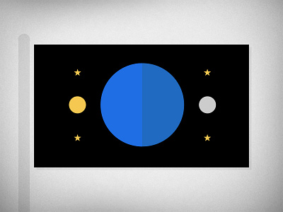 Earth Flag Reverse