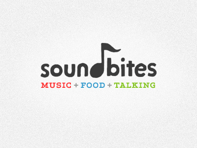 Soundbites logo concept identity logo
