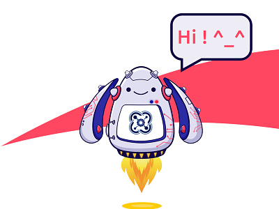 Robo_Kvantorium character characterdesign design dribbble education hitech illustration it robot