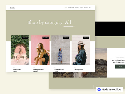 Moda – Ecommerce Website Template