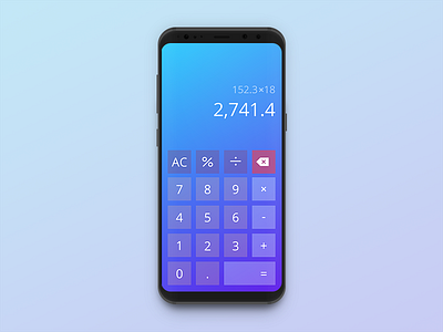 Daily UI: #004 - Calculator