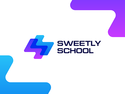 sweetly school logo dribbble illustration logo logodesign logotype