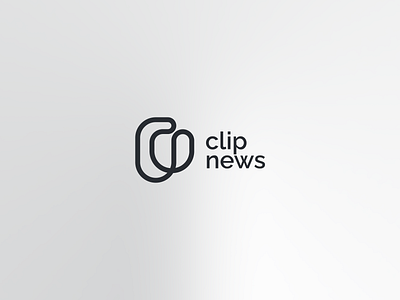 Clip News logo clip design illustration logo logodesign logotype new logo news news logo news paper vector
