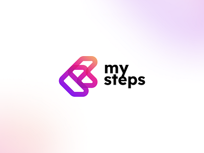 mysteps logo 2022 logo logodesign logotype step logo