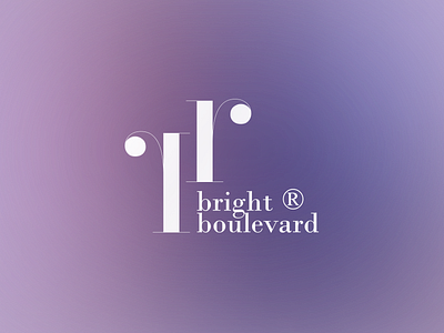 bright boulevard logo bright design dribbble illustration light logo logodesign logotype