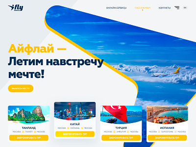 AVIA SITE CONCEPT DESIGN air aircraft airport avia aviation cloud concept site sky template tour web website