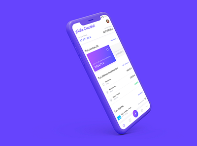 FinBank app design fintech online banking product design ui ux