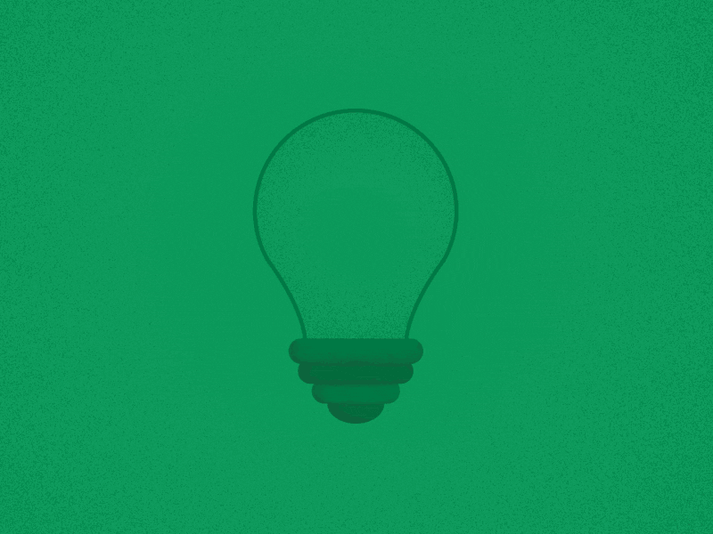 Innovative light animation design illustration light light bulb logo outline stipple