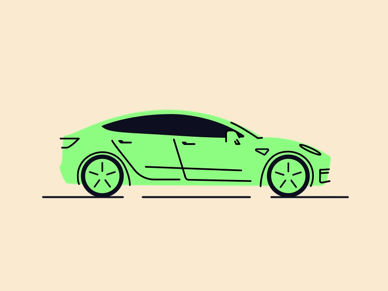 Tesla model S > model 3 > model X animation car cars drive gif model3 modelx morphing road tesla tesla motors