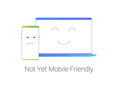 Not Yet Mobile Friendly icon icons iphone laptop macbook mobile phone saas stratup