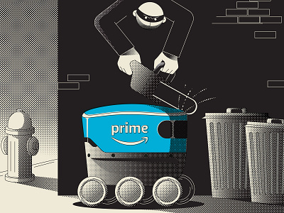 Amazon Scout — fully-electric delivery system amazon prime amazon scout amazon scout prime shopping