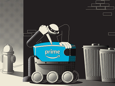 Amazon Scout — fully-electric delivery system shopping