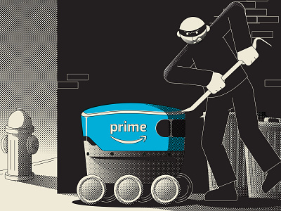 Amazon Scout Fully Electric Delivery System By Xplai On Dribbble